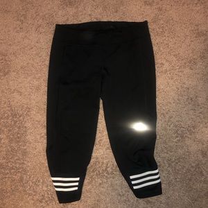 Adidas crop workout leggings L
